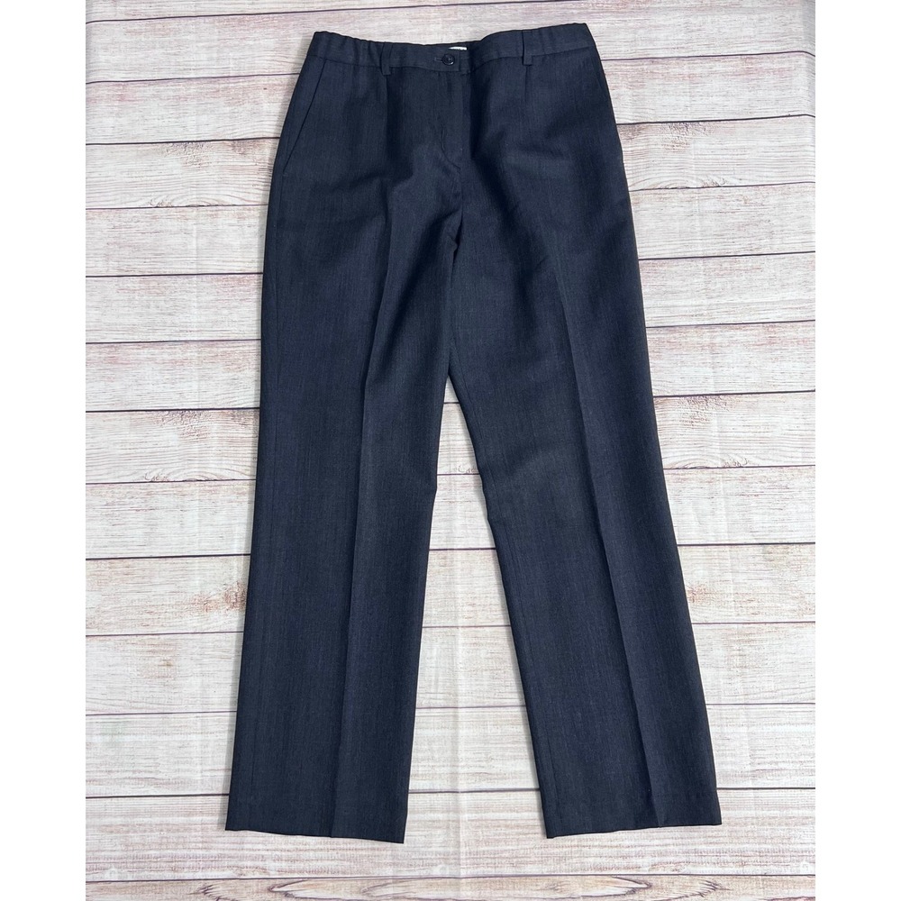 Pendleton Dark Charcoal Gray Straight-Leg Trousers